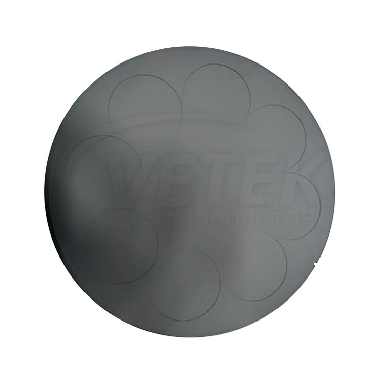 SiC-pinnoitettu pannukakkususkeptori LPE PE3061S 6'' kiekkoille